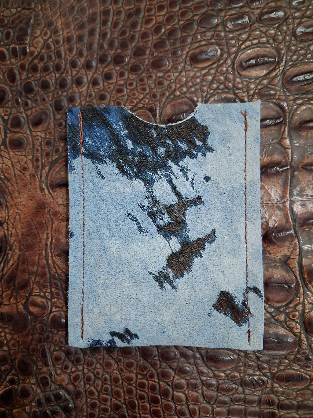 Blue Card Holder