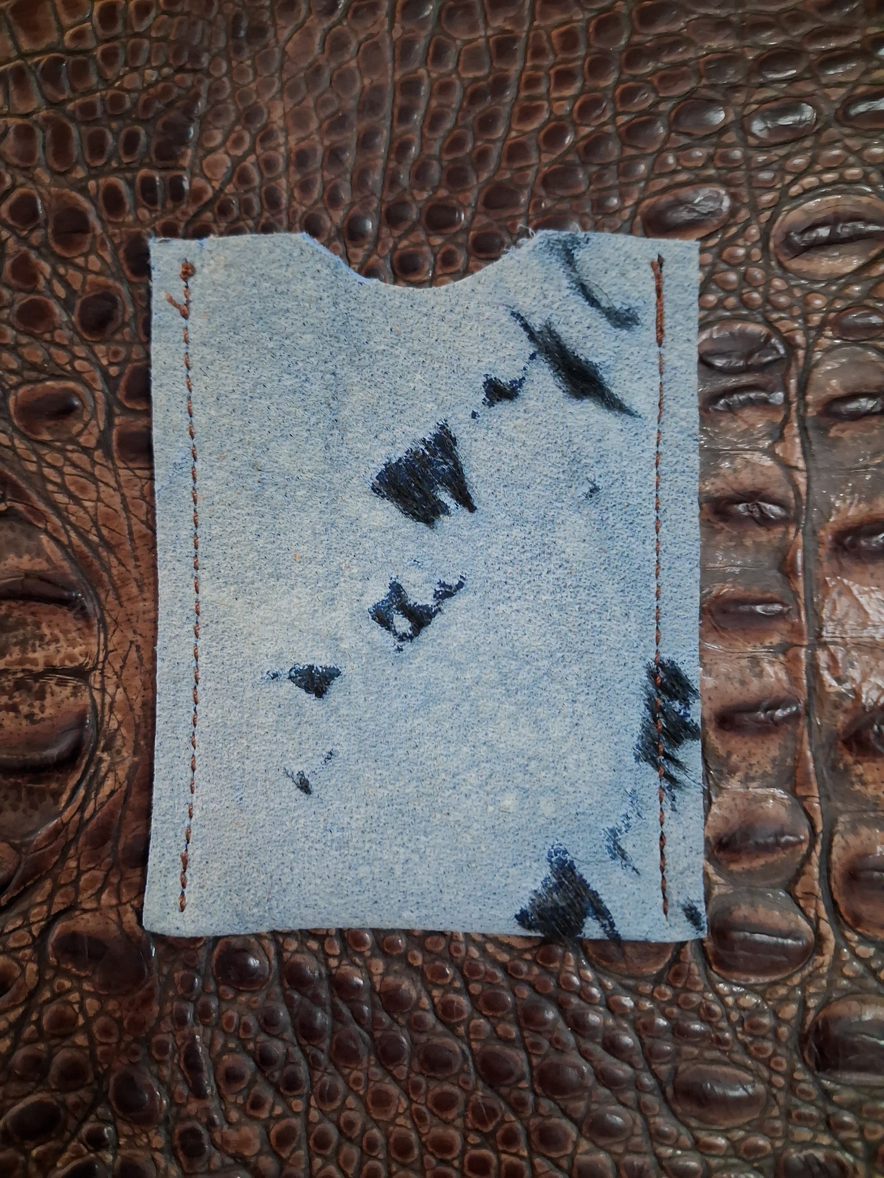 Blue Card Holder
