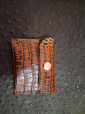 Brown and Turquoise Coin Purse
