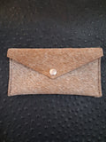 Light Brown Hair-on Envelope Wallet