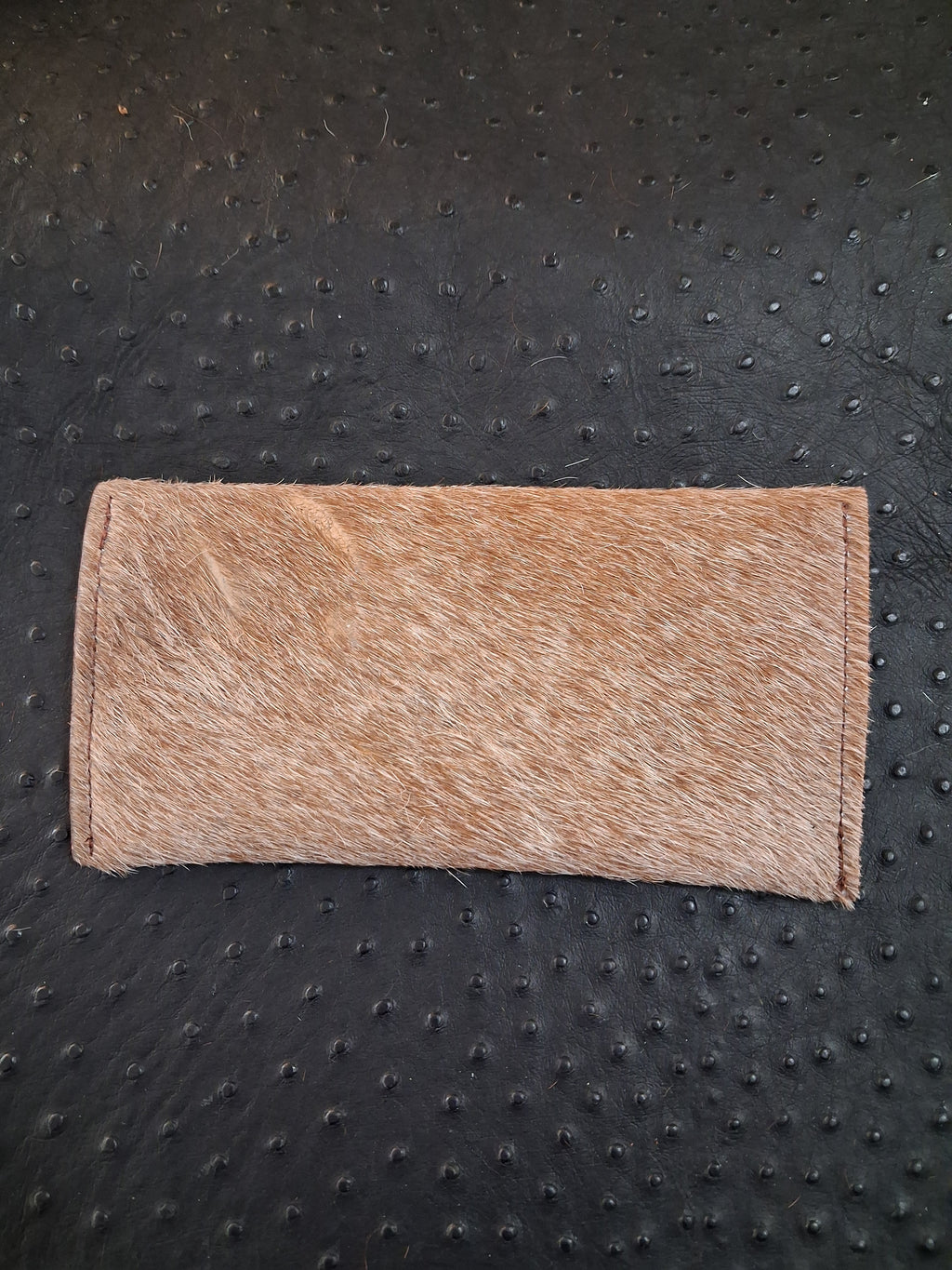 Light Brown Hair-on Envelope Wallet