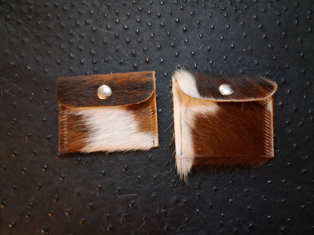 Brindle print with brown and white Coin Purse