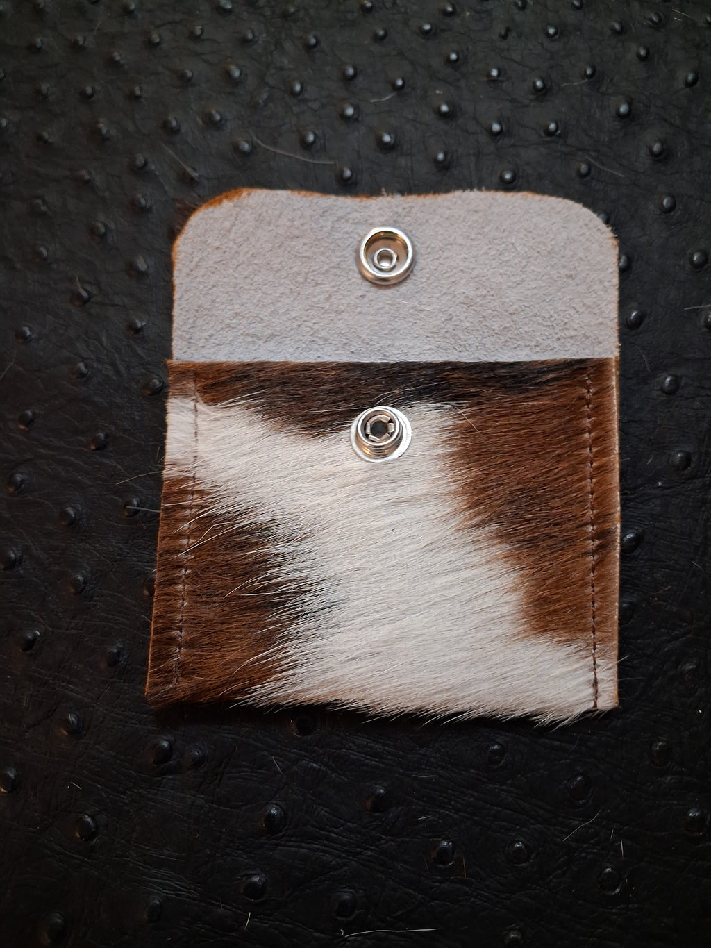 Brindle print with brown and white Coin Purse