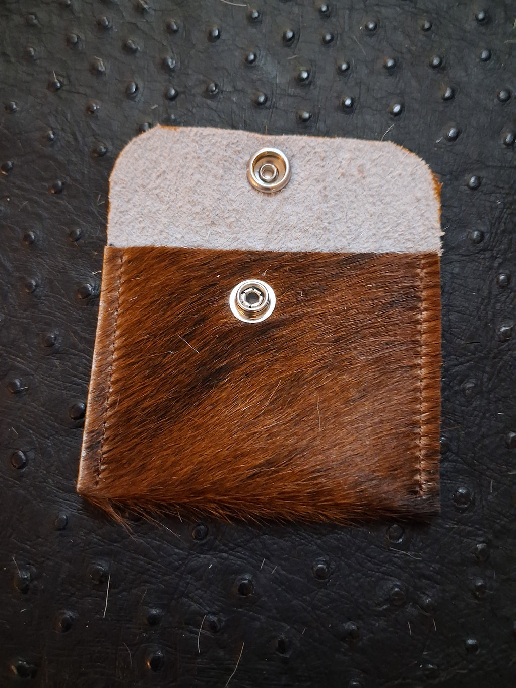 Brindle print with brown and white Coin Purse