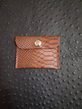 Snake Print Coin Purse