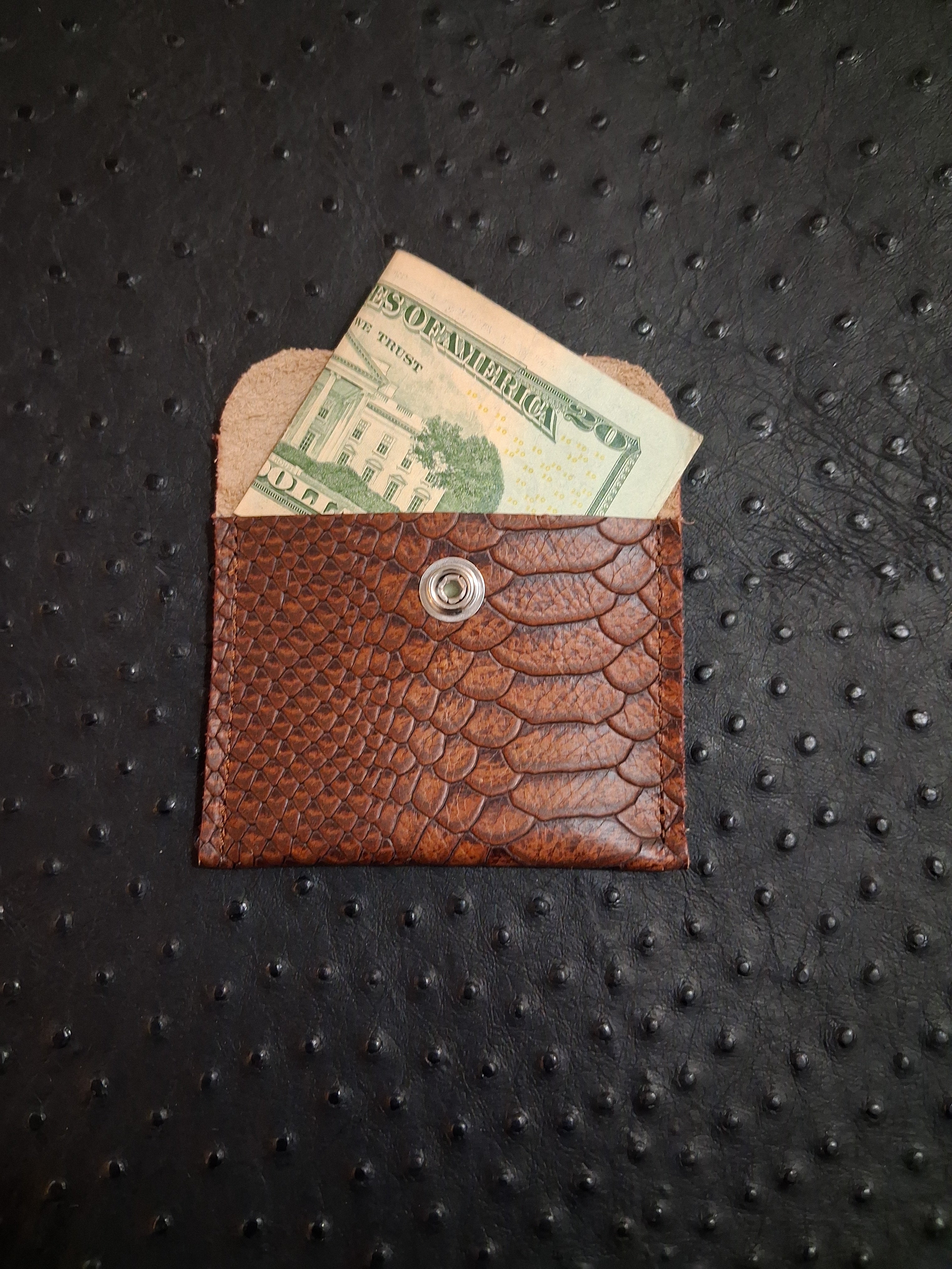 Snake Print Coin Purse