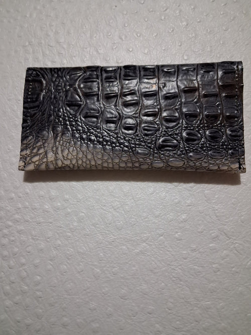Alligator Print Envelope Wallet