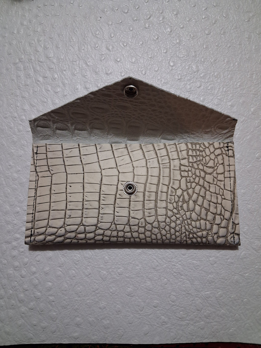 Alligator Print Envelope Wallet