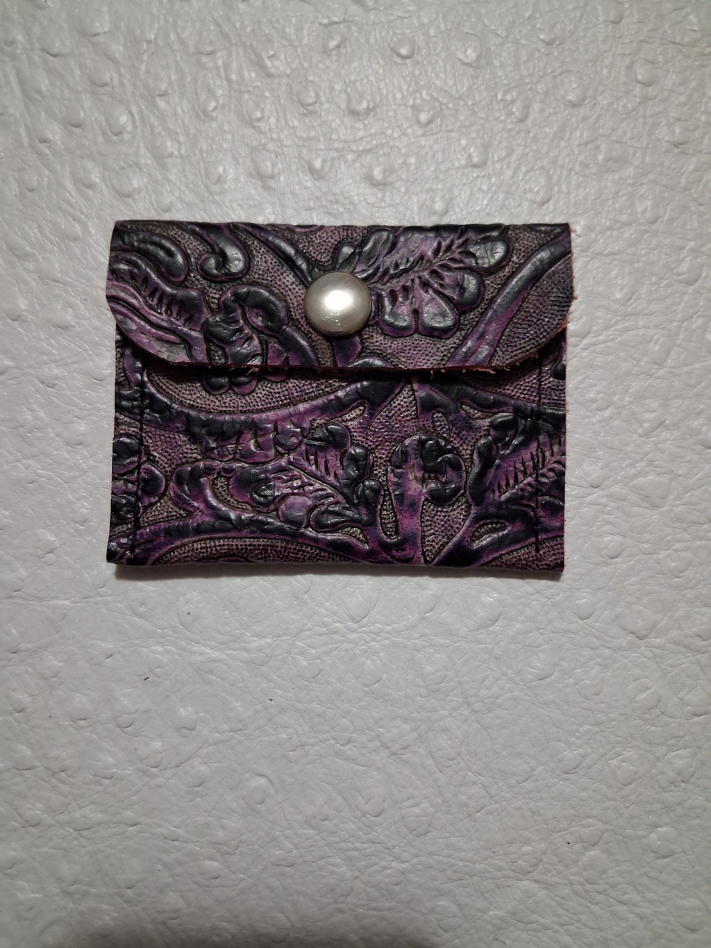 Purple and Black Coin Purse