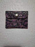 Purple and Black Coin Purse