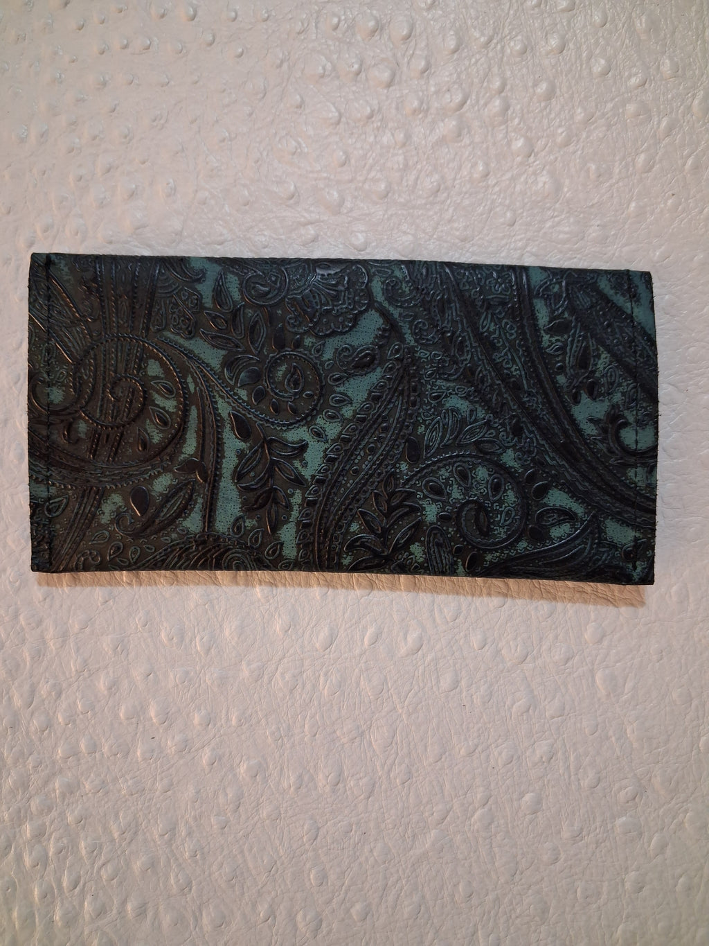Teal & Black Envelope Wallet