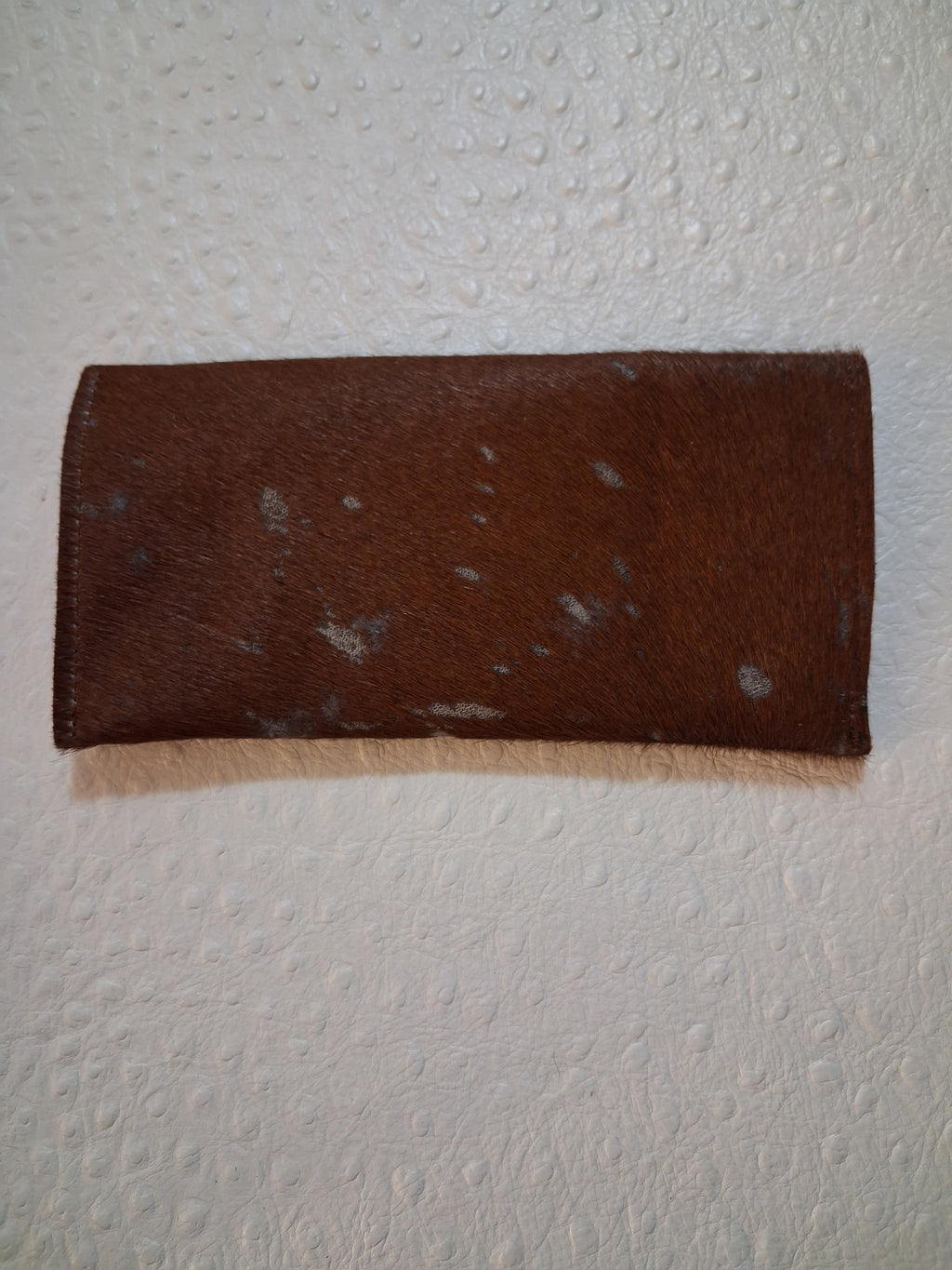 Brown with Blue Envelope Wallet