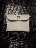 White Coin Purse