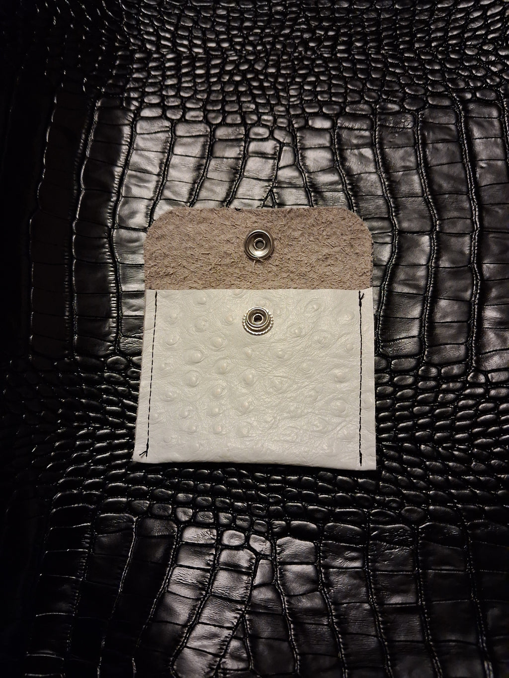White Coin Purse