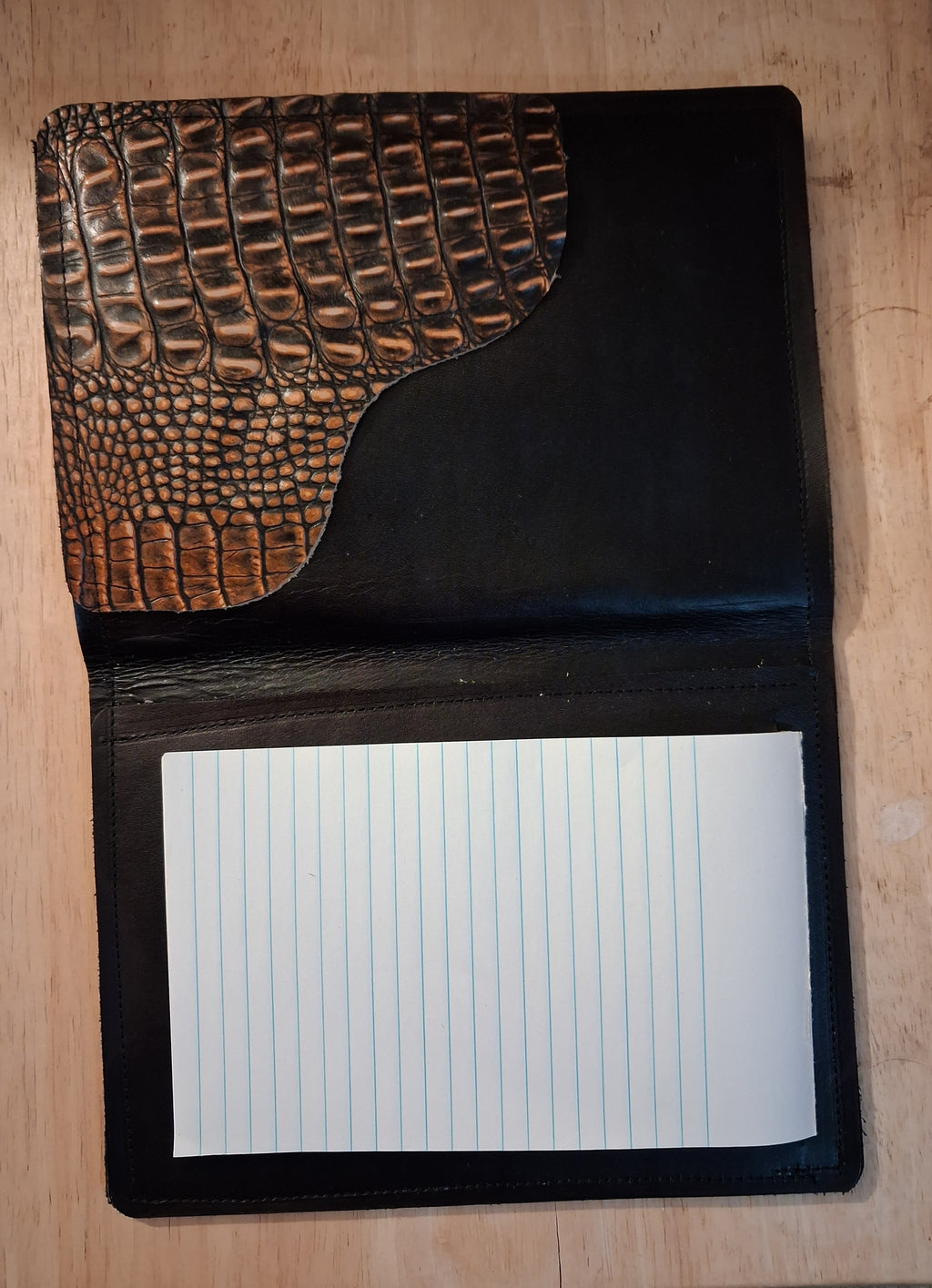 Orange and Black Notebook Holder