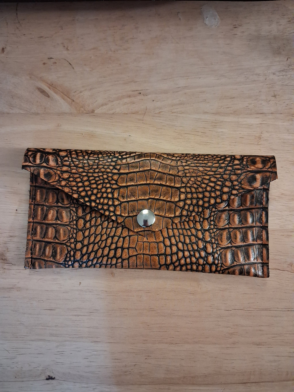 Orange & Black Envelope Wallet