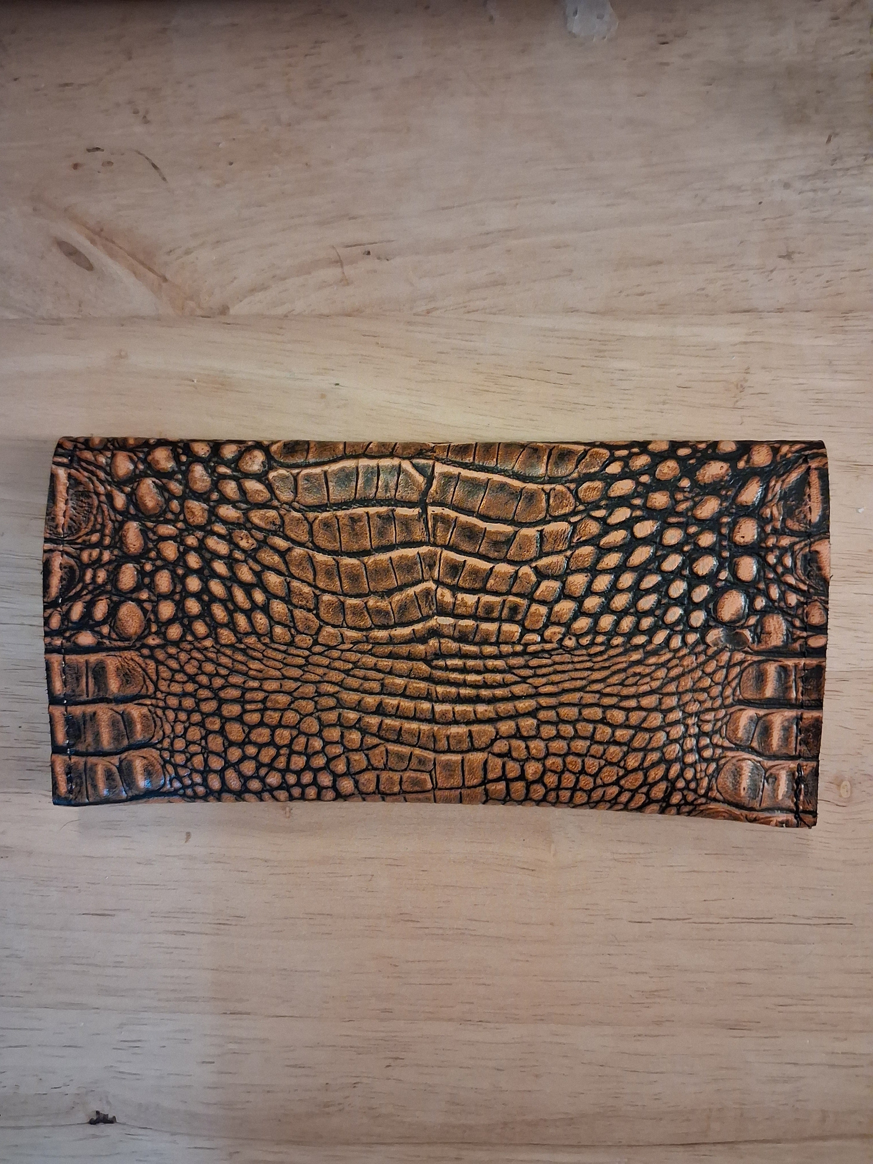 Orange & Black Envelope Wallet