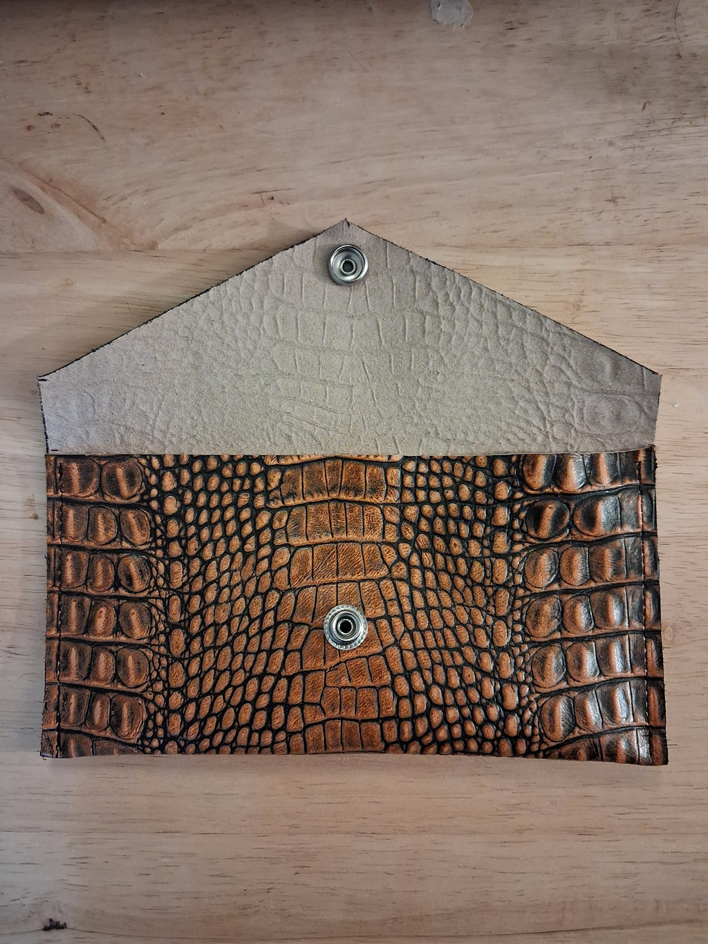 Orange & Black Envelope Wallet