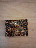 Orange & Black Coin Purse