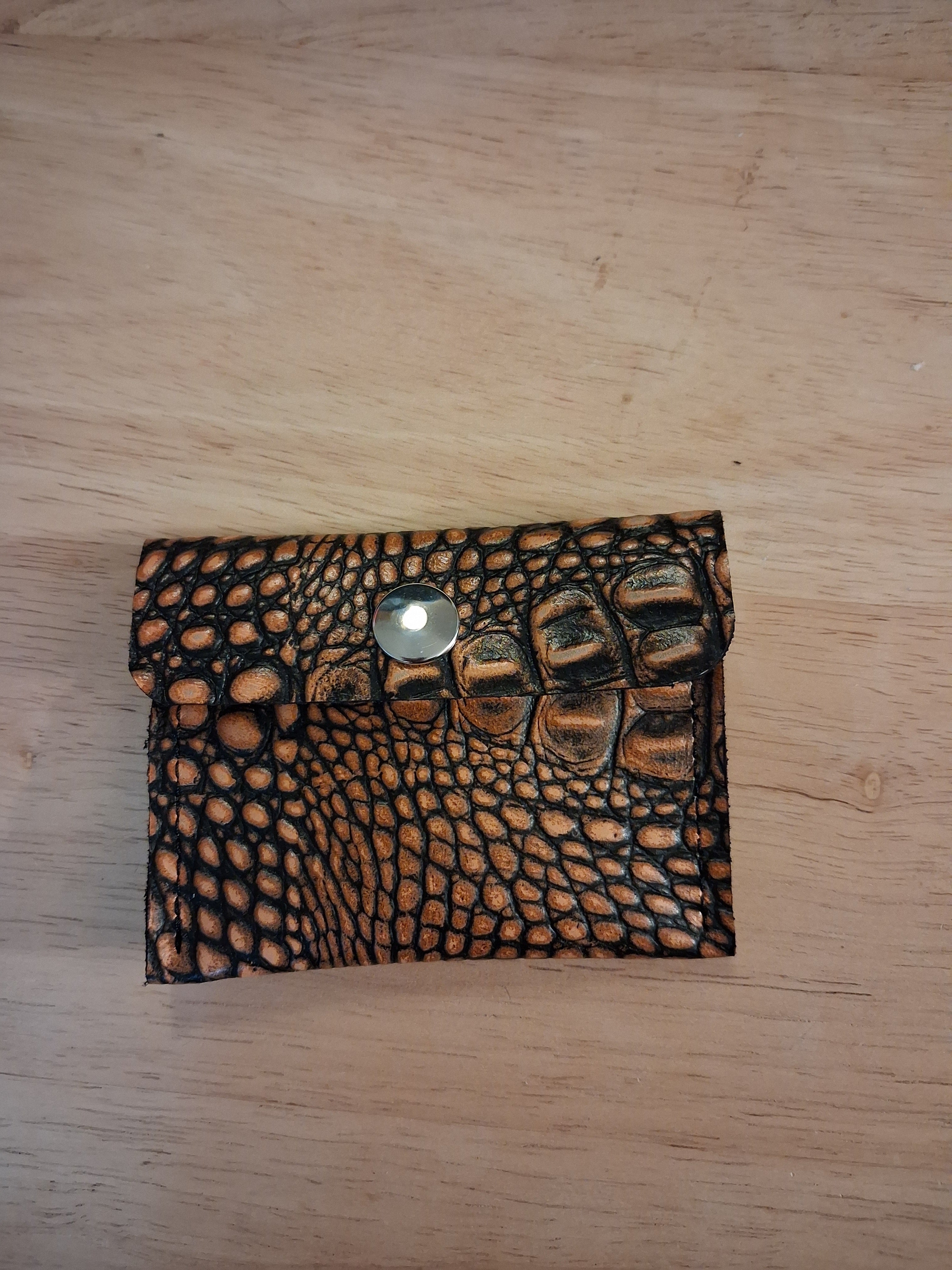 Orange & Black Coin Purse