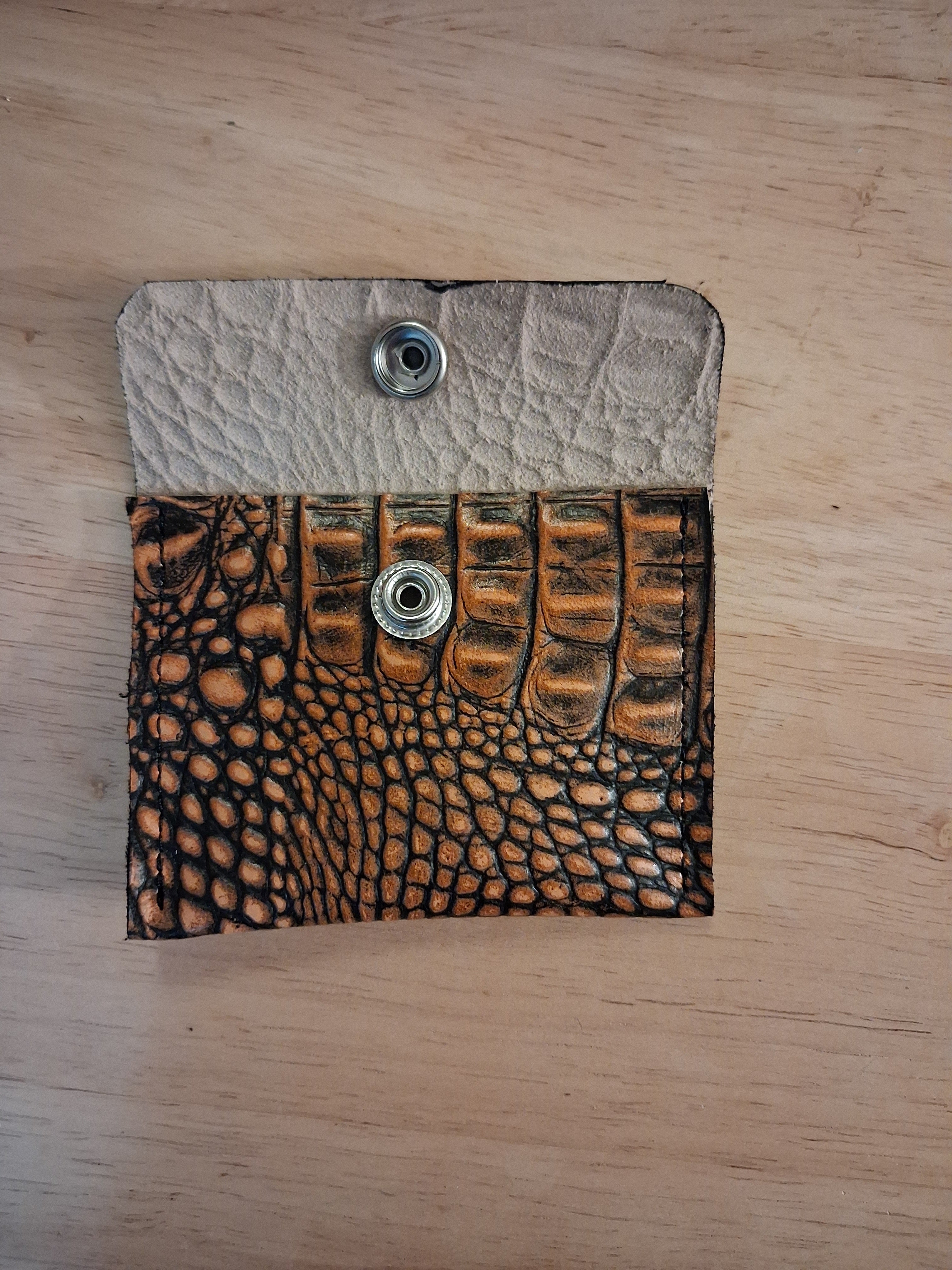 Orange & Black Coin Purse