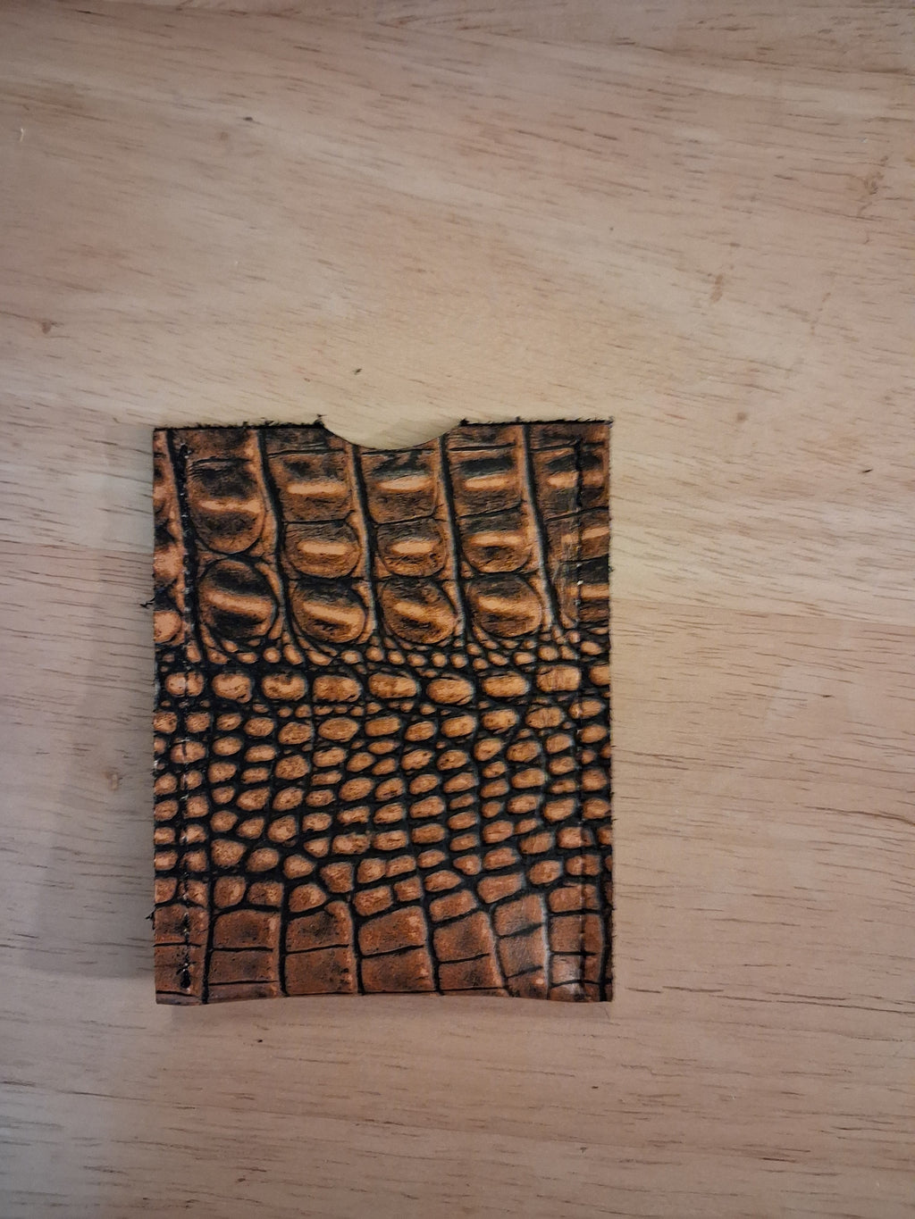 Orange & Black Cardholder