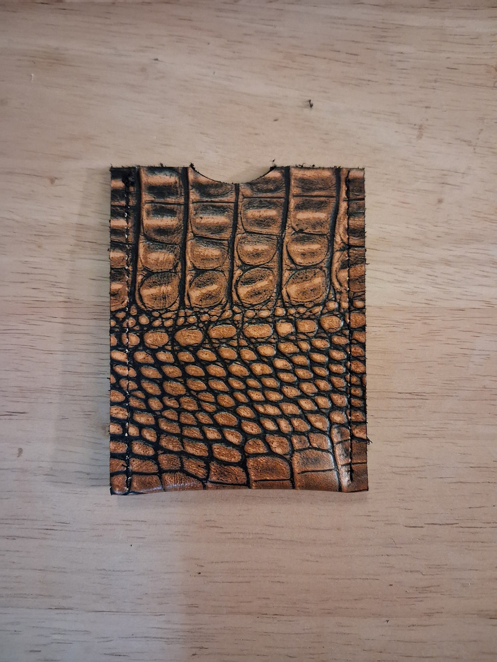 Orange & Black Cardholder