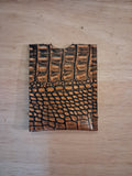 Orange & Black Cardholder