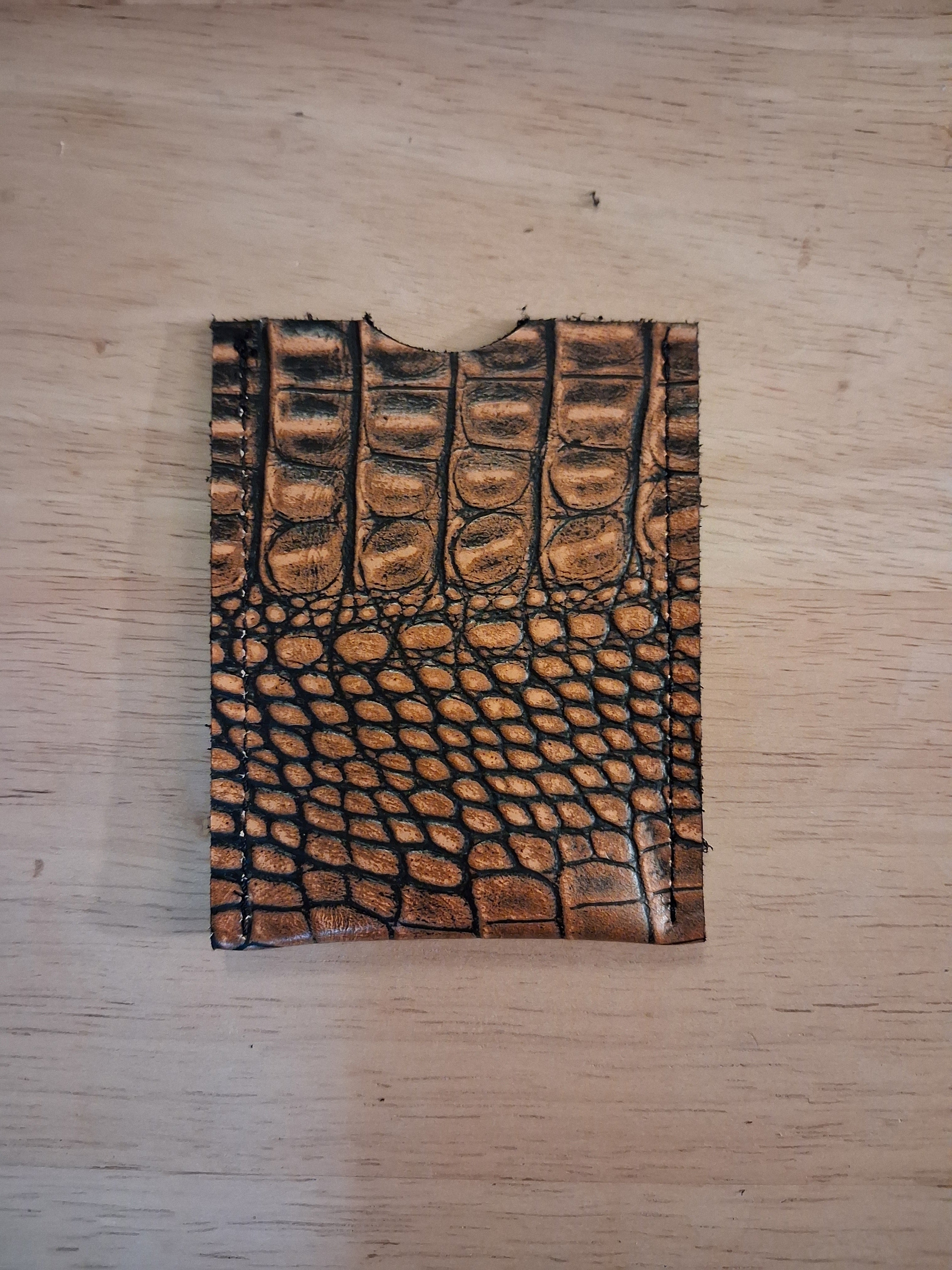 Orange & Black Cardholder