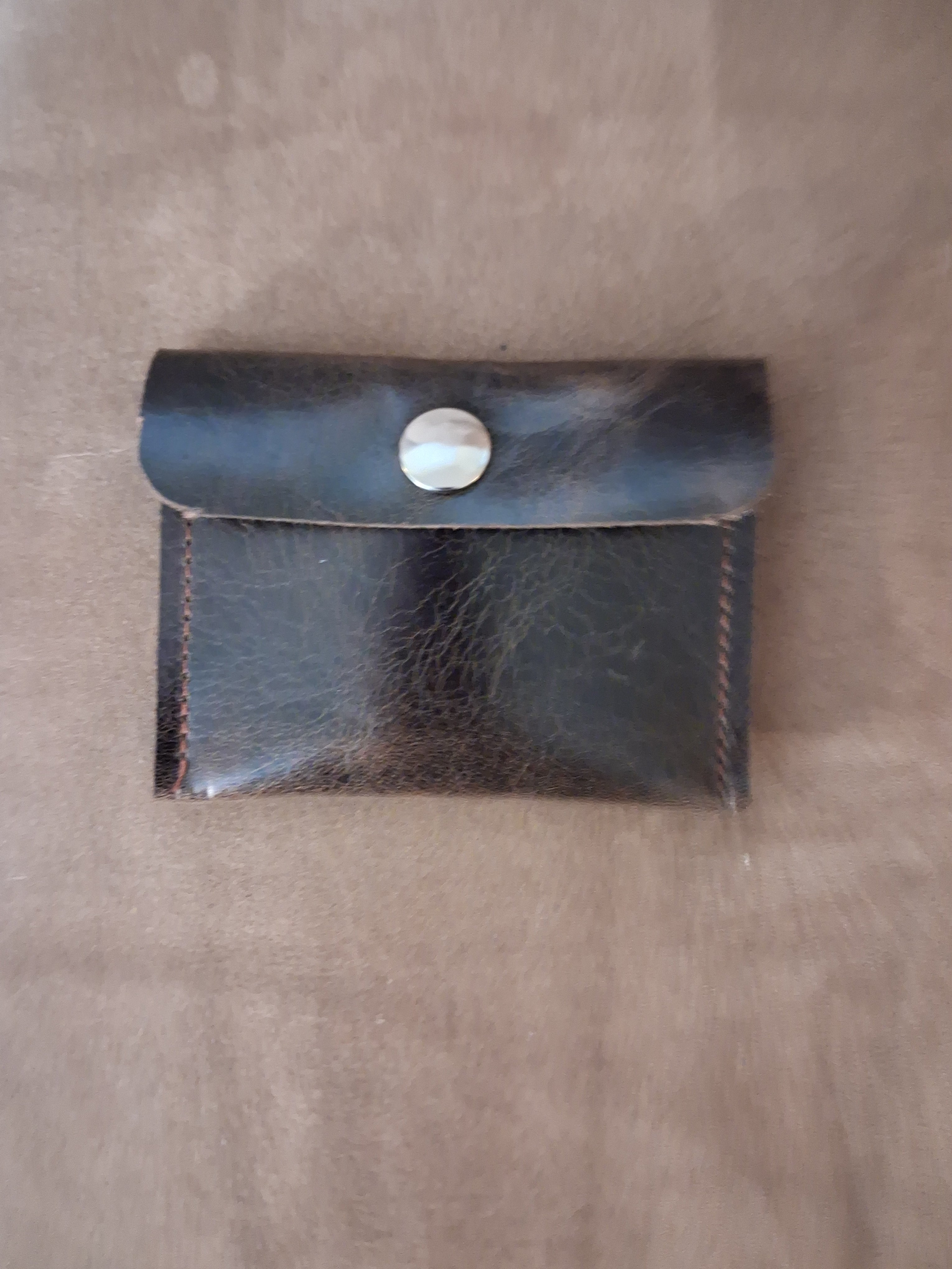 Brown Marble Coin Purse