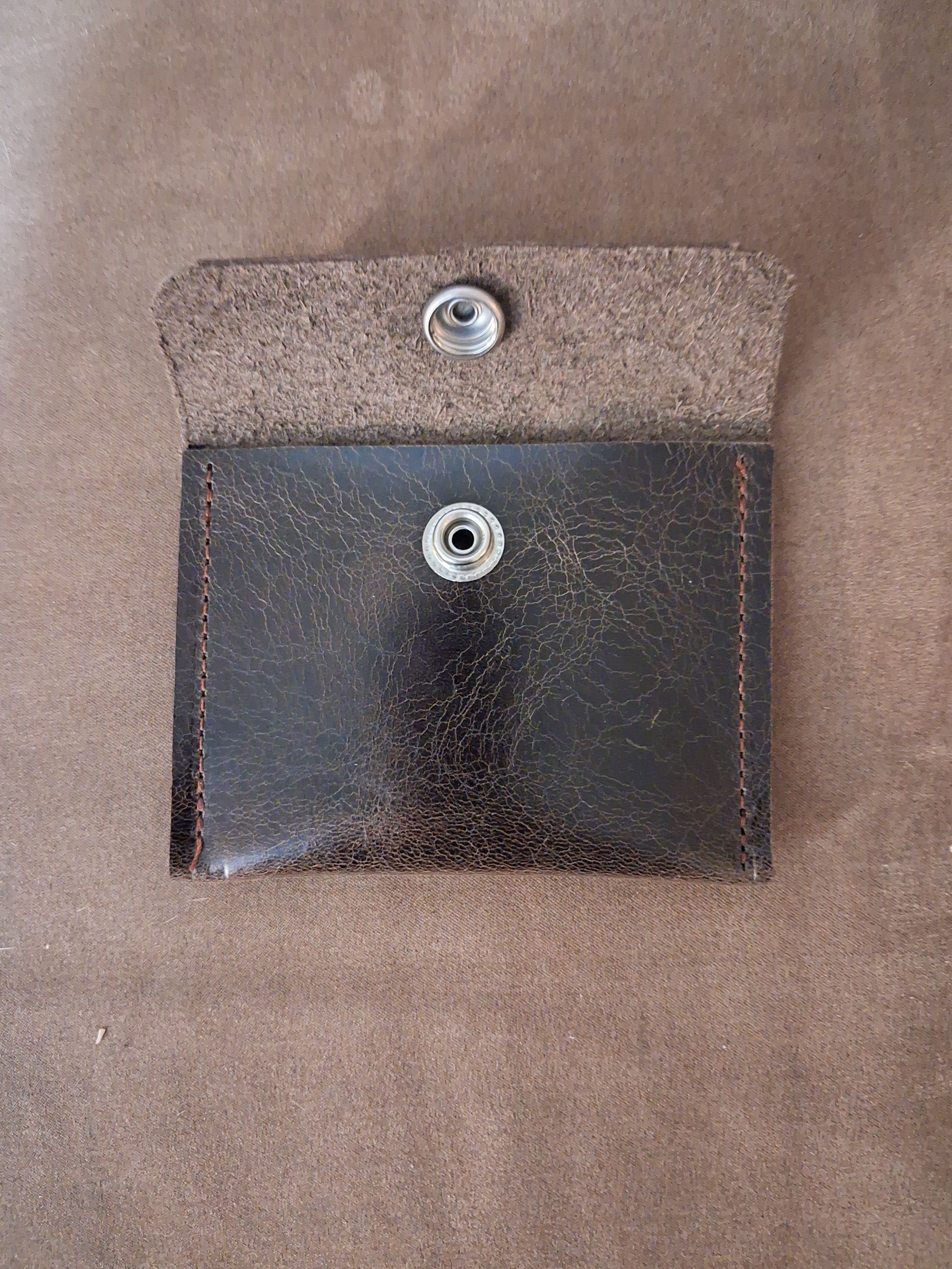 Brown Marble Coin Purse