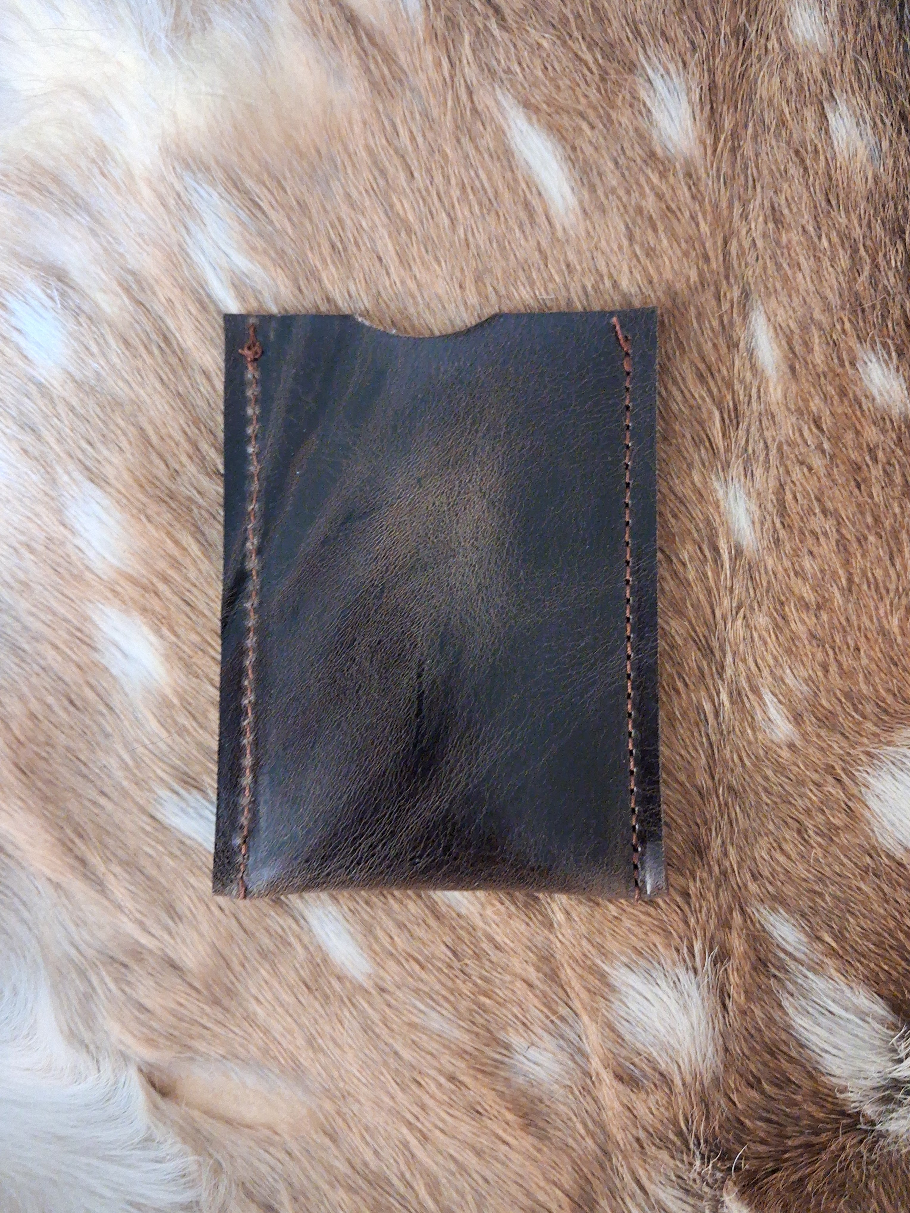 Brown Marble Cardholder