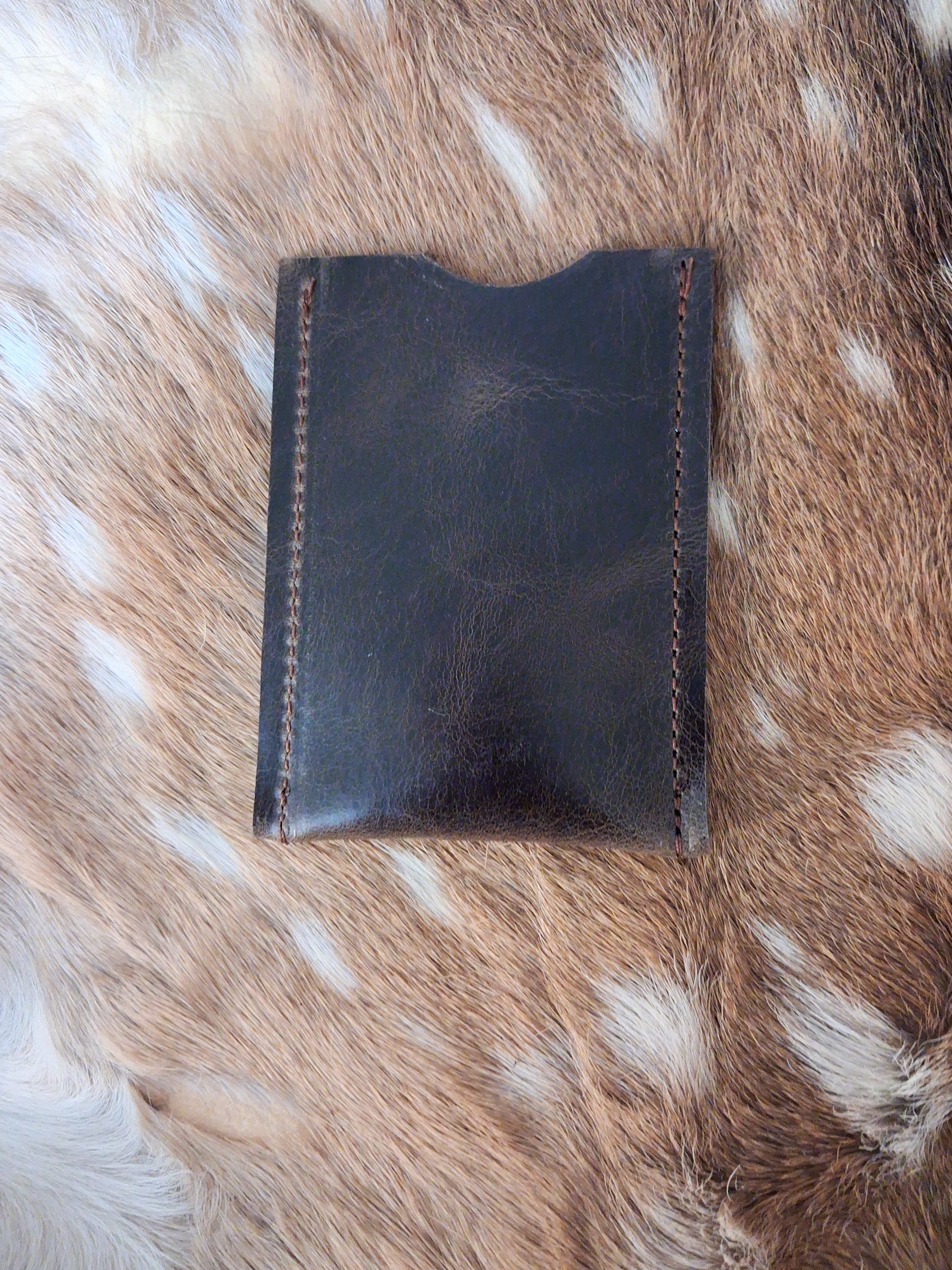 Brown Marble Cardholder