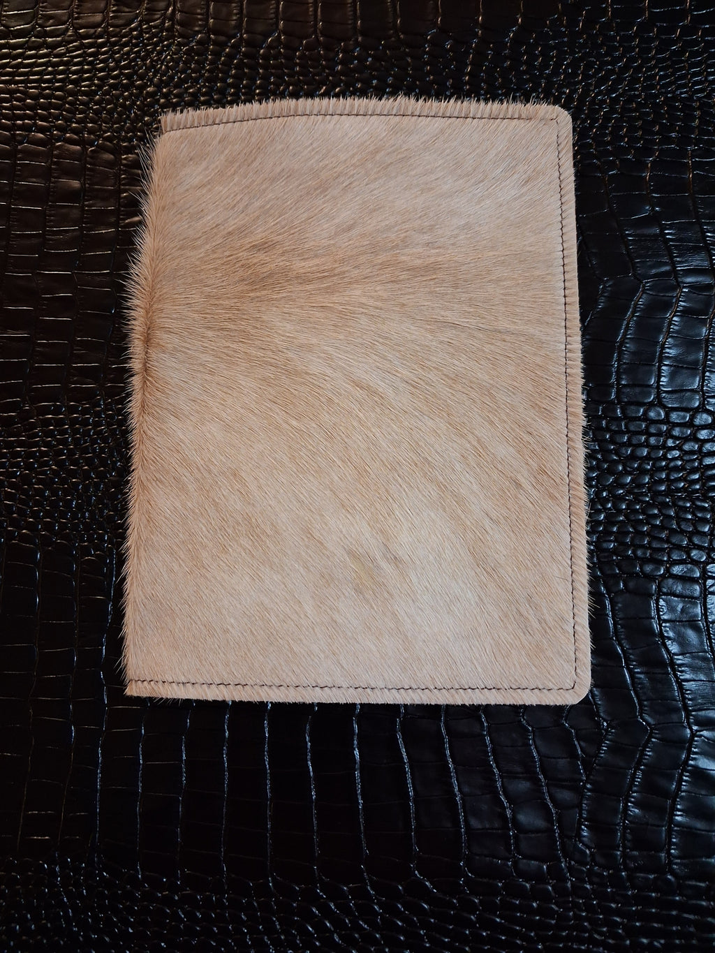 Blonde Hair-on Notebook Holder