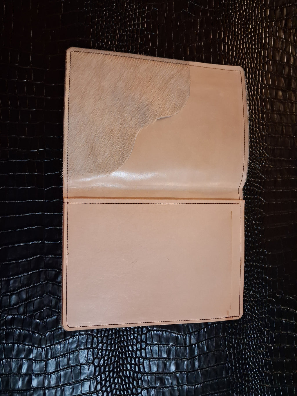 Blonde Hair-on Notebook Holder