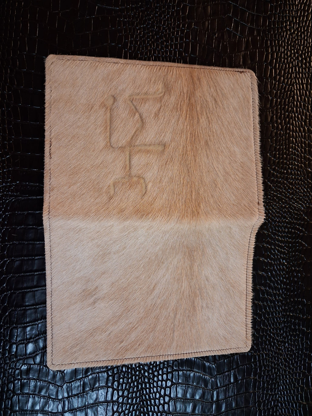 Blonde Hair-on Notebook Holder