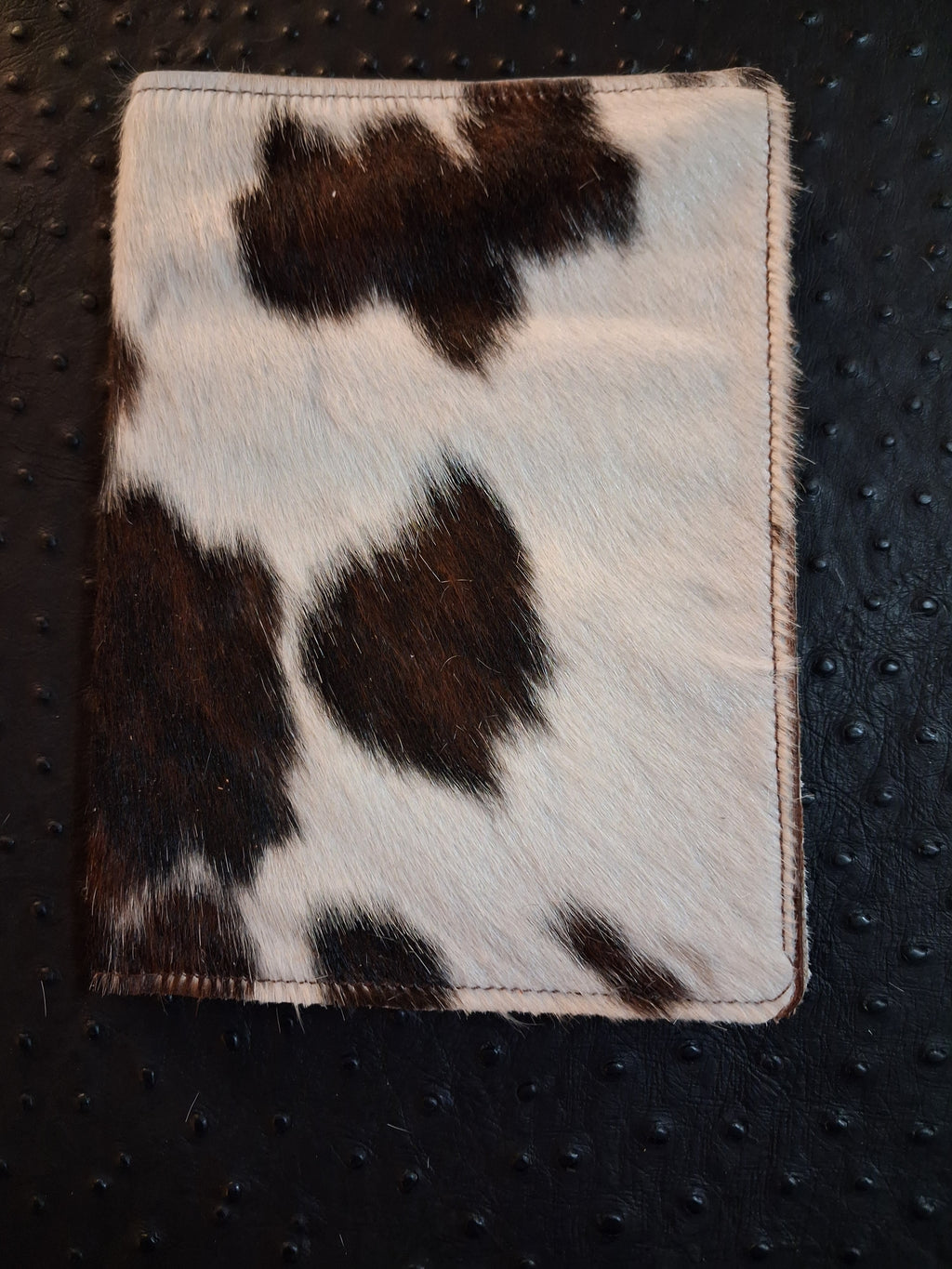 Spotted Hair-on Cowhide Notebook Holder