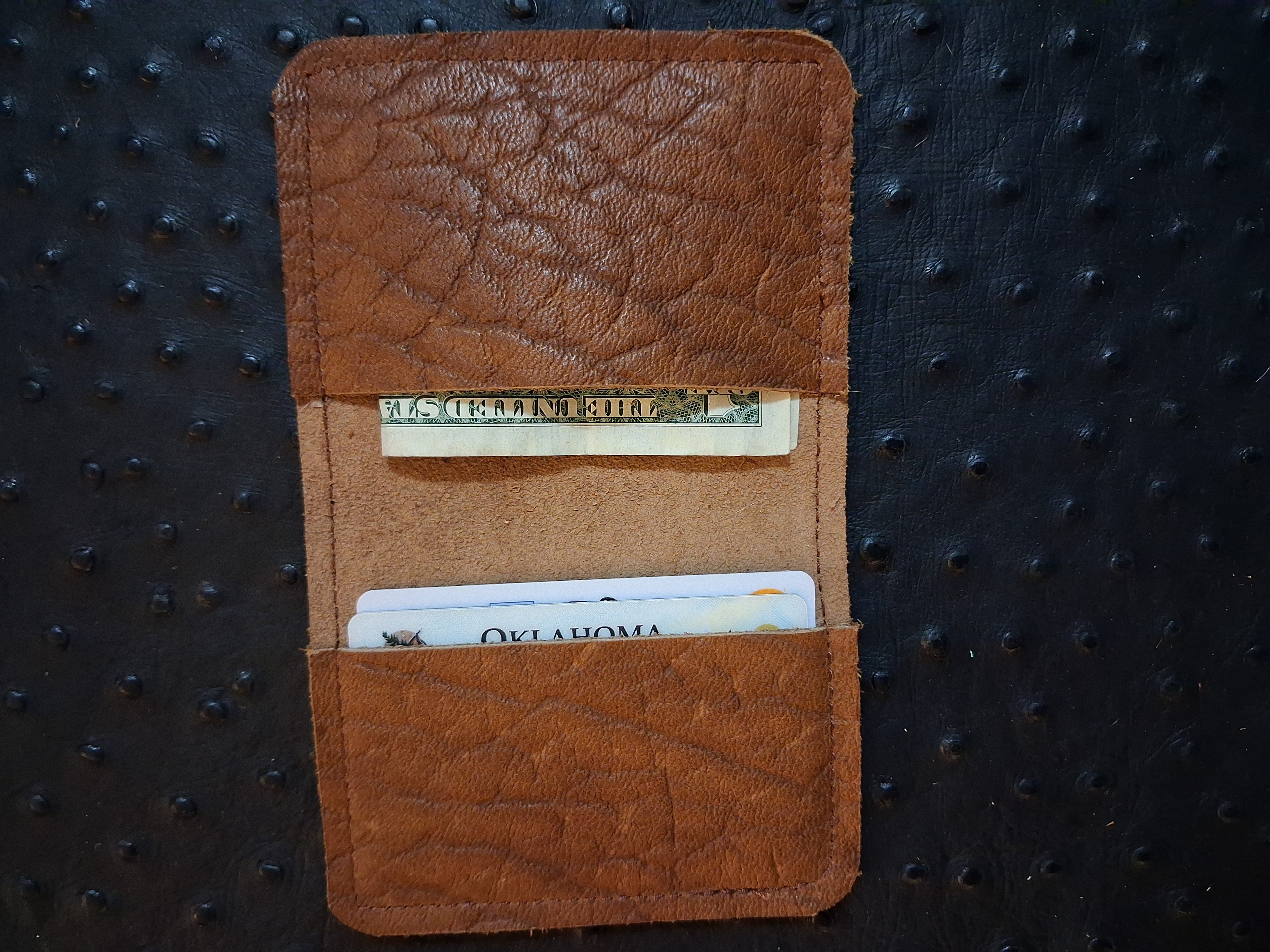Brown Single-fold Wallet