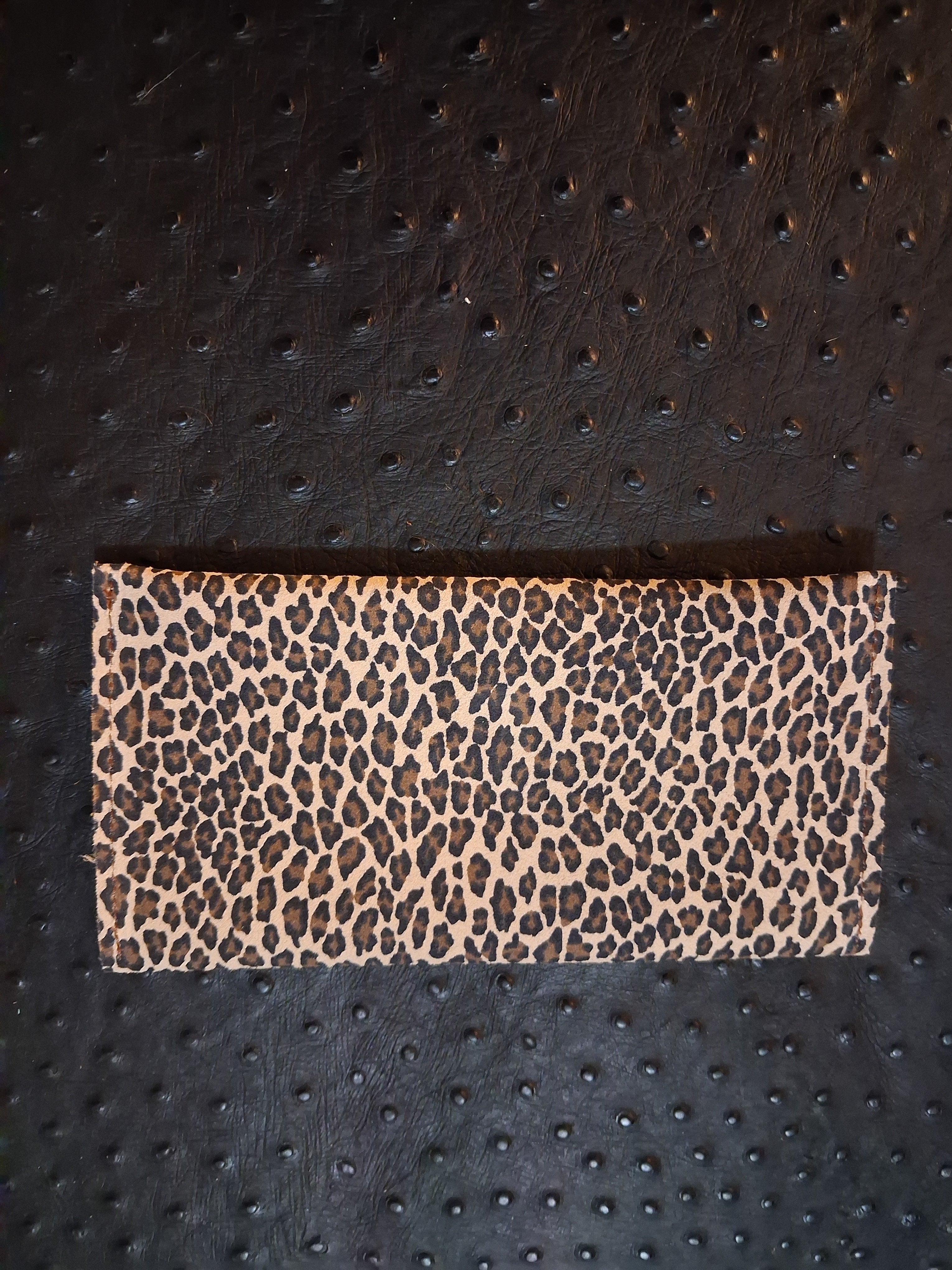 Leopard Print Envelope Wallet