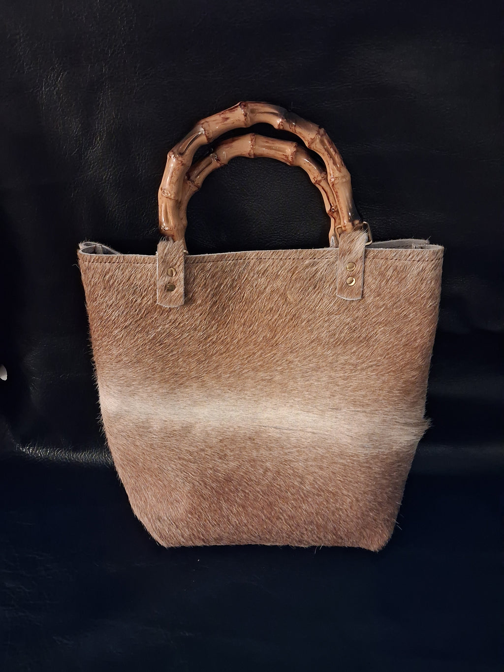 Light Brown Hair-on Purse