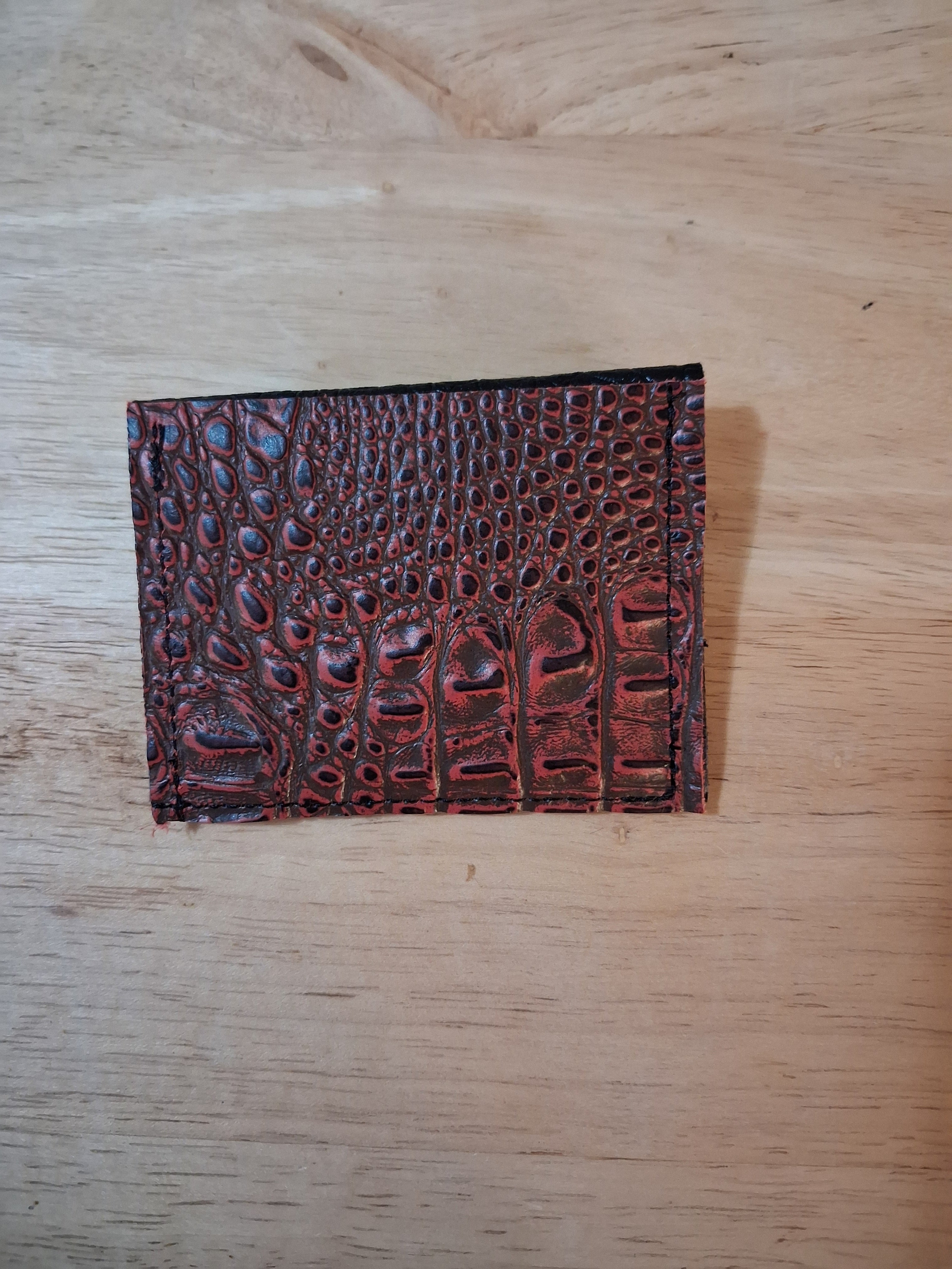 Black coin purse with pocket