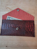 Pink and Black Envelope Wallet