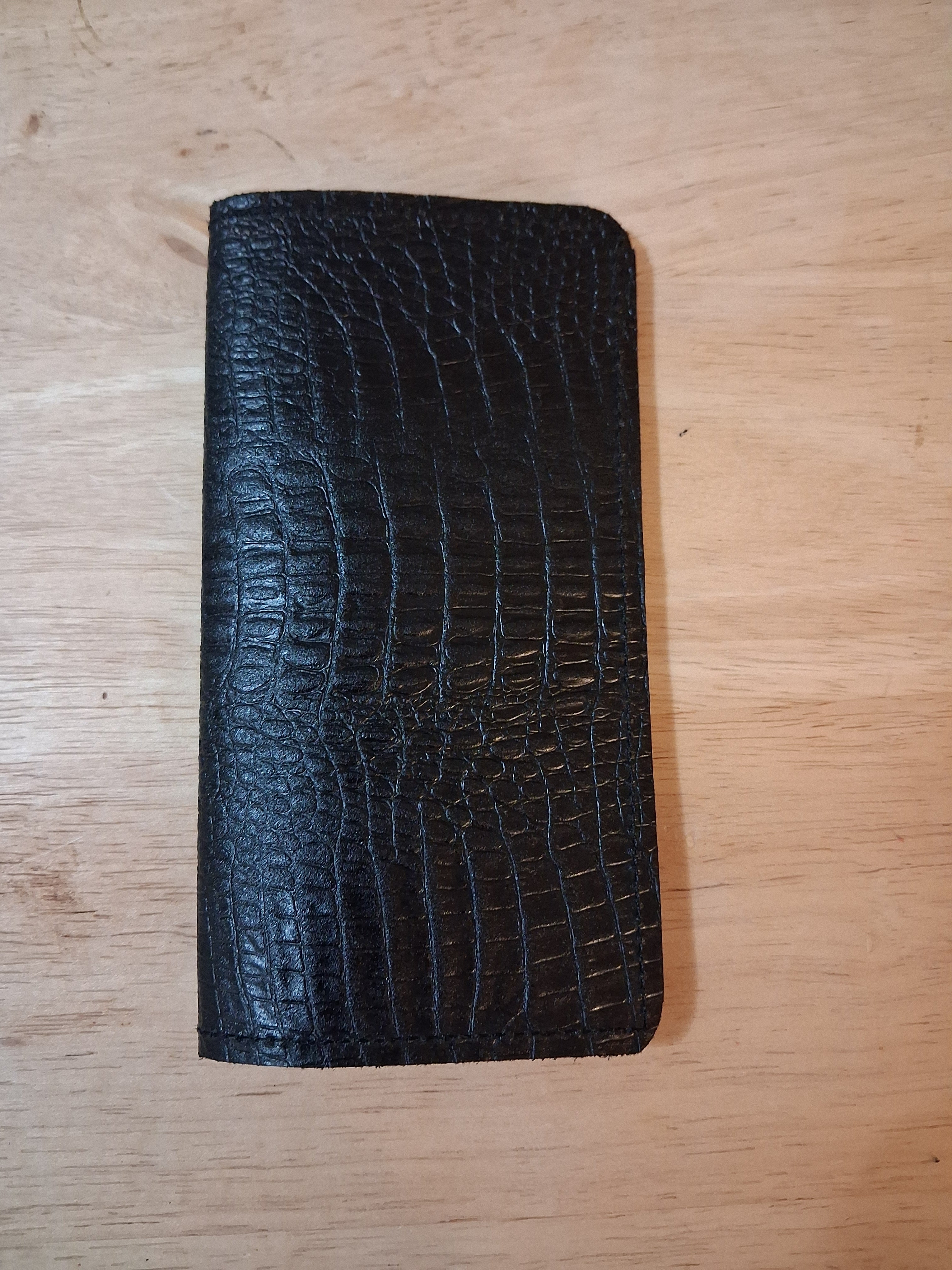 Black Checkbook Cover