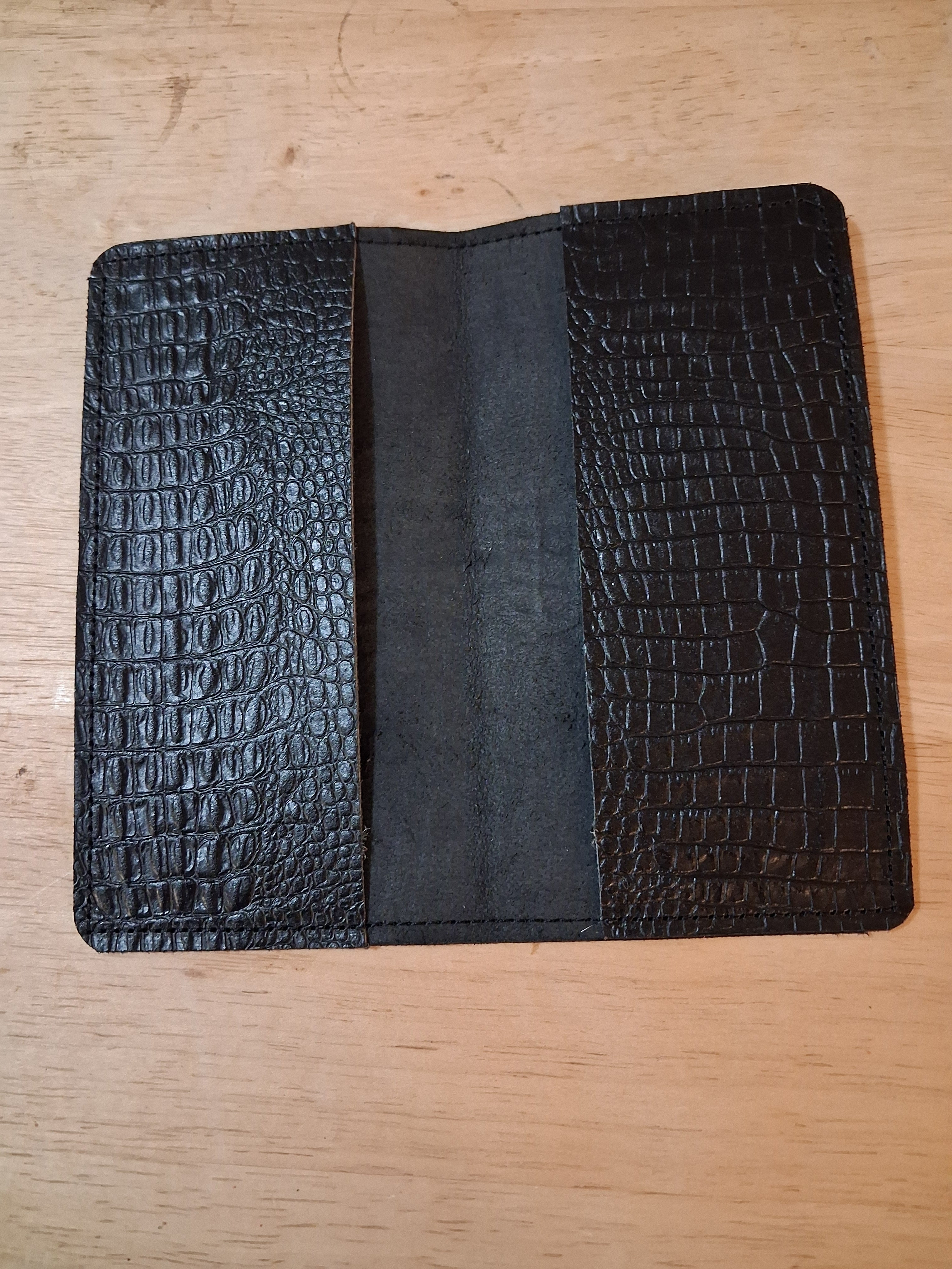 Black Checkbook Cover