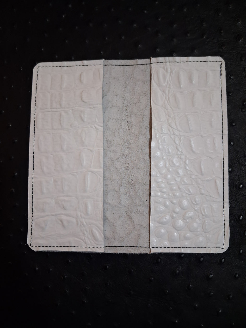 White Checkbook Cover