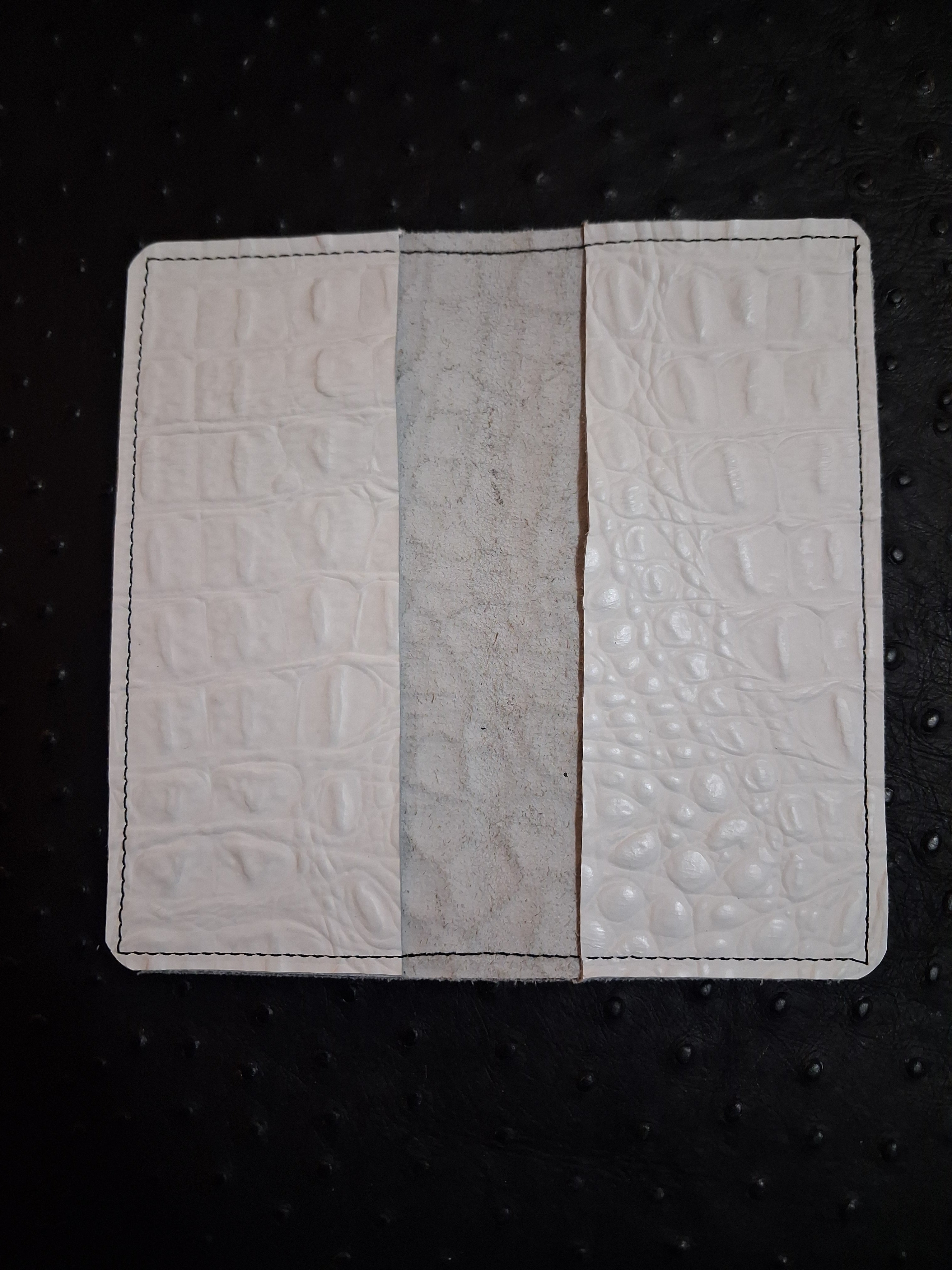 White Checkbook Cover