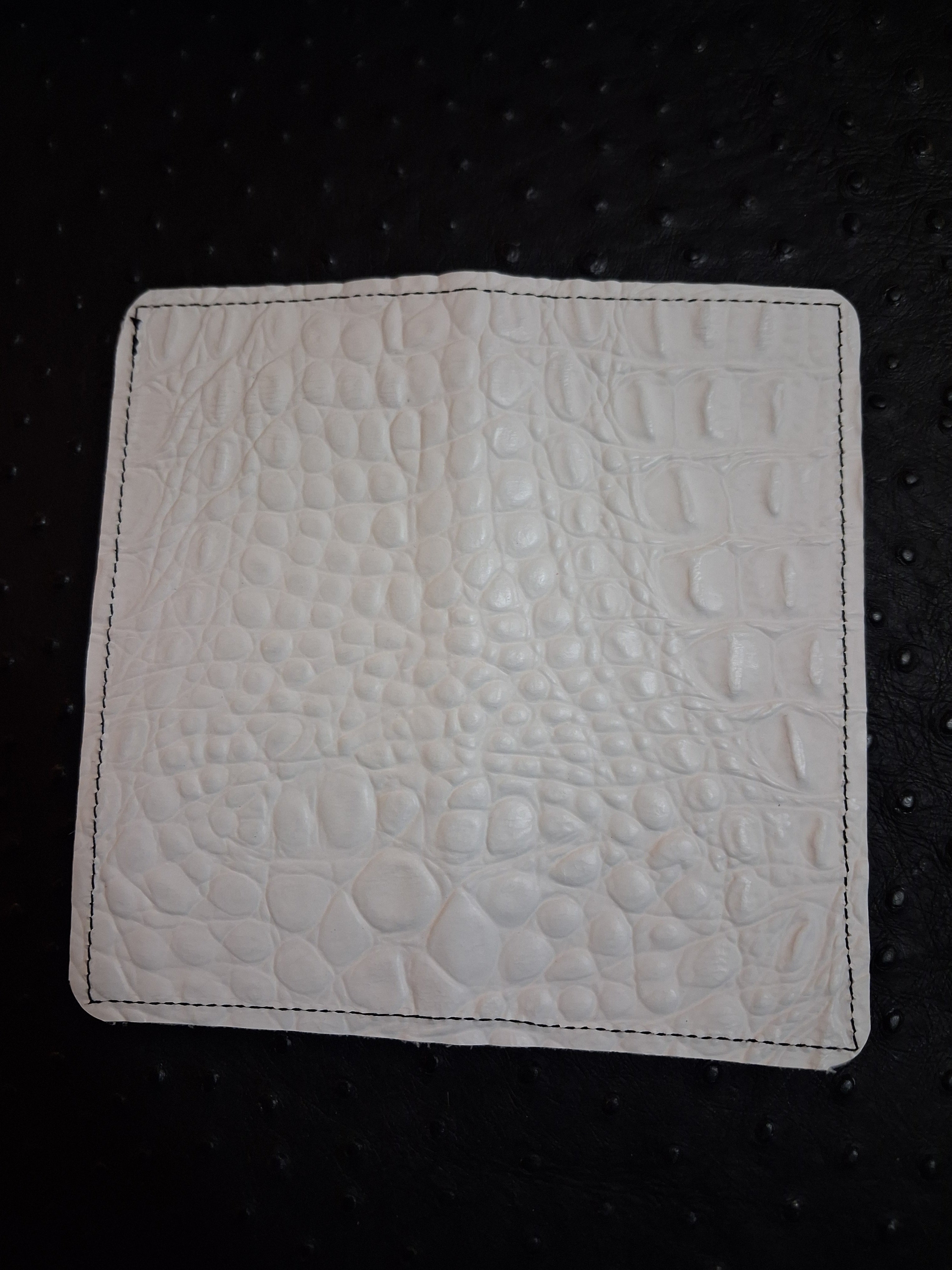 White Checkbook Cover