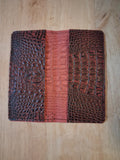 Pink and Black Checkbook Cover