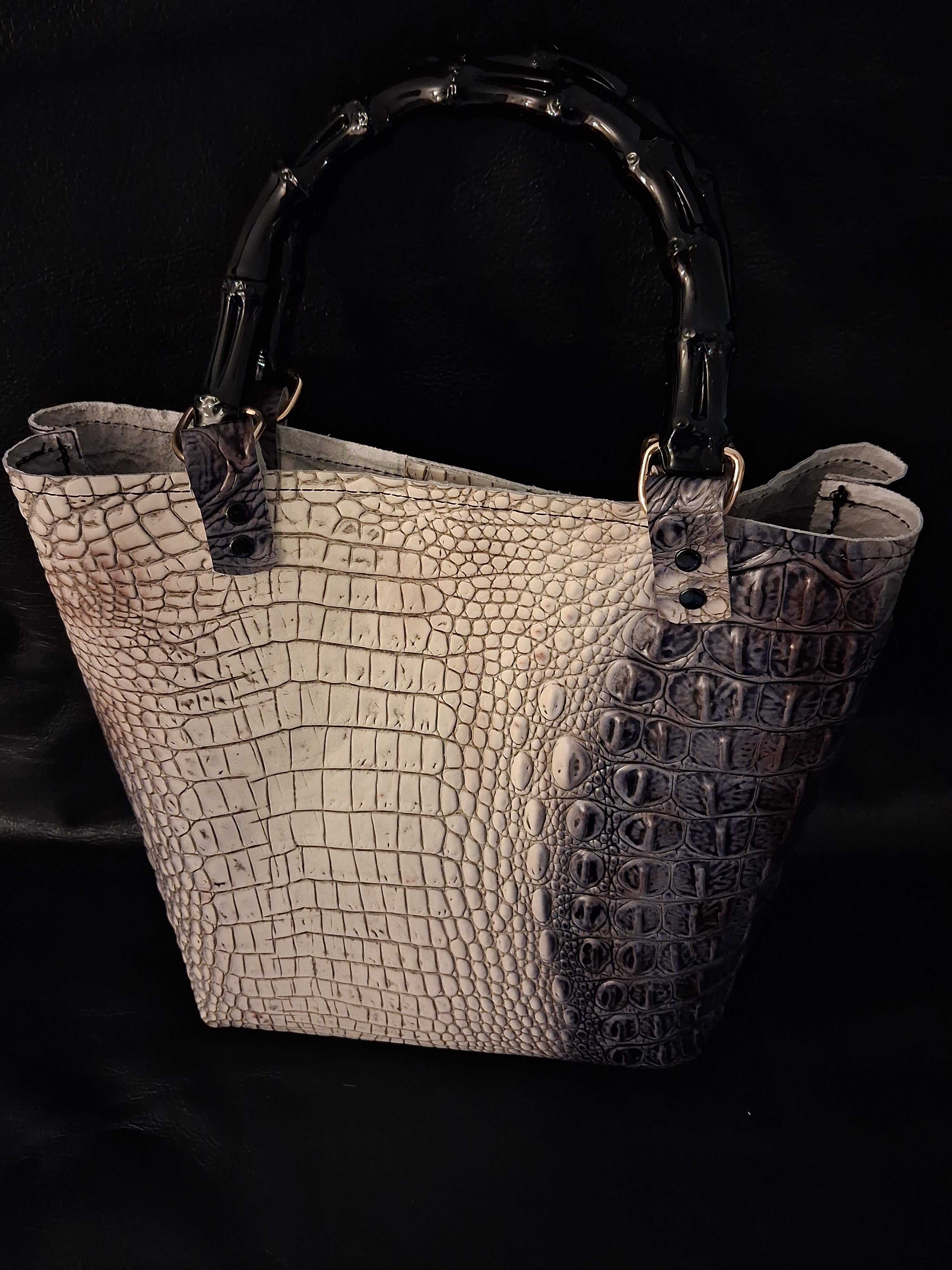 Alligator Print Purse