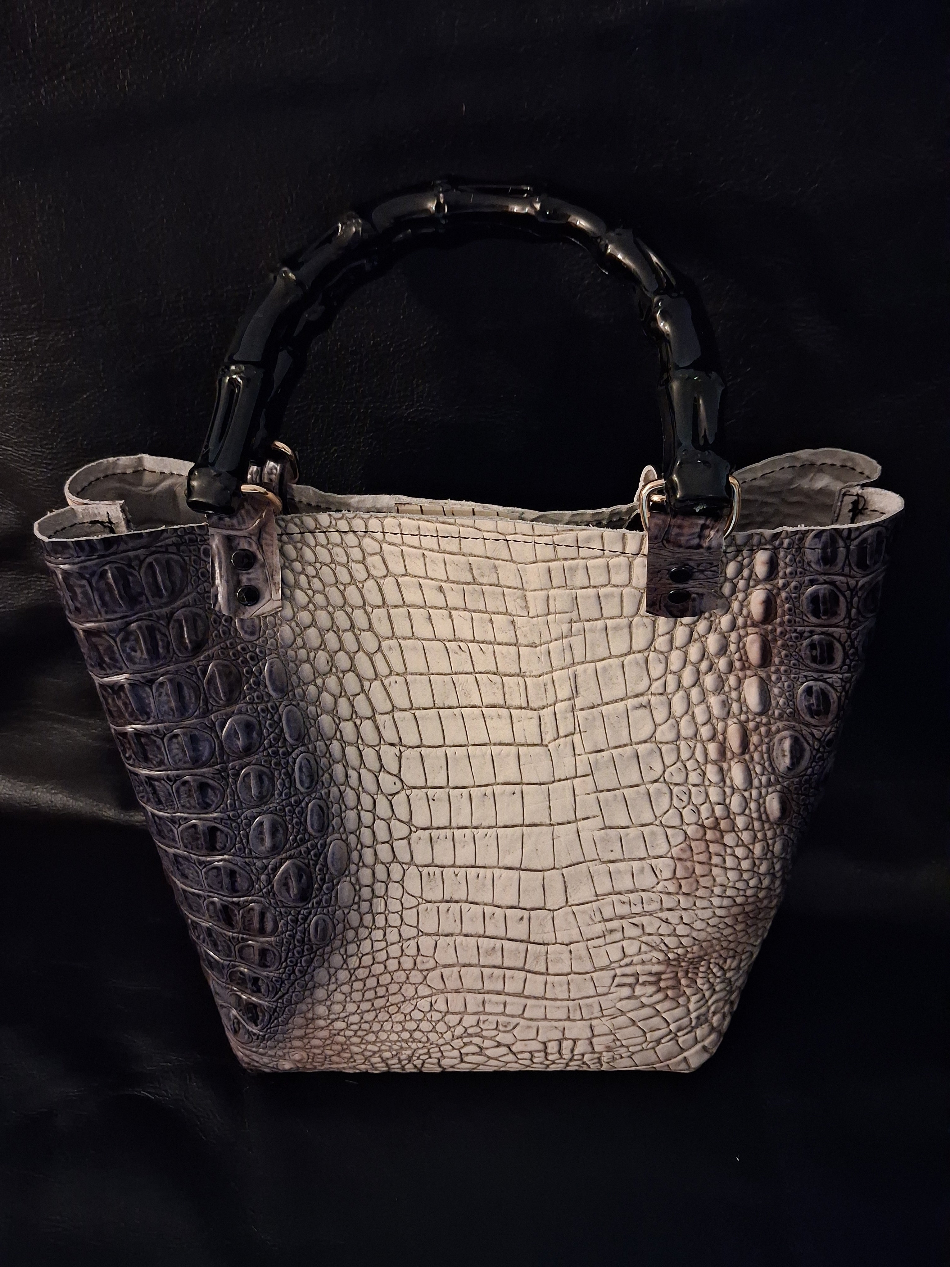 Alligator Print Purse